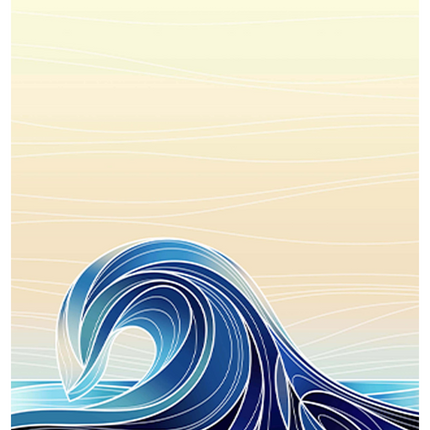 Abstract Graphic Wave Poster
