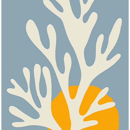 Abstract Grey Coral Poster