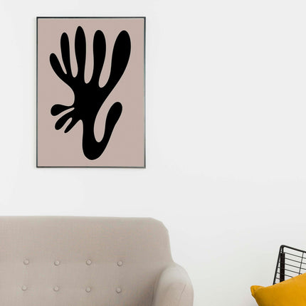 Abstract Matisse Inspired Cutout Poster