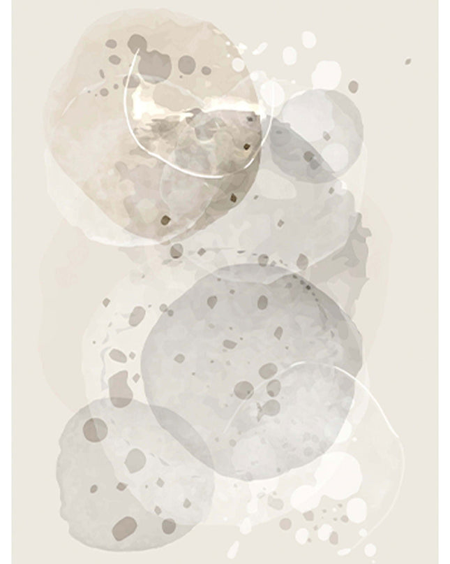 Abstract Neutral Brush Stroke Poster No2