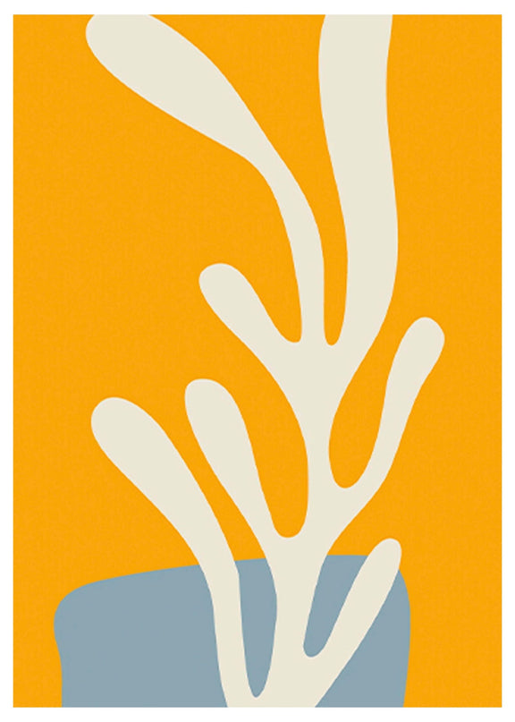 Abstract Orange Poster