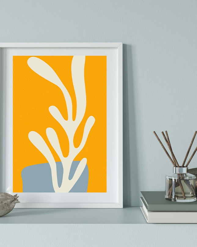 Abstract Orange Poster