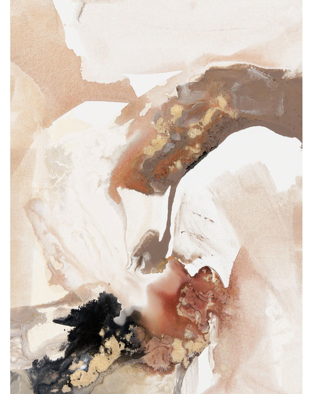 Abstract Watercolor Brush Strokes Poster