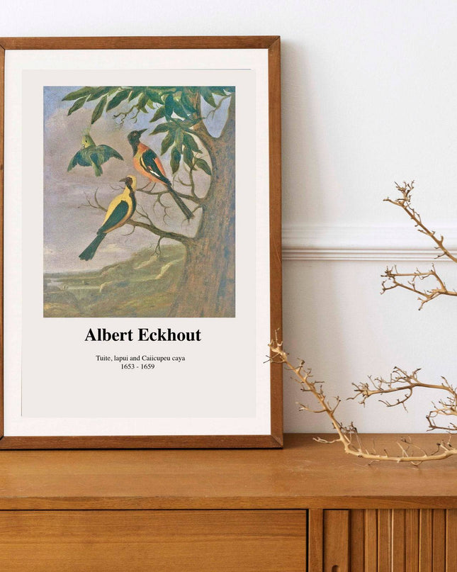 Albert Eckhout - Tuite, Iapui und Caiicupeu caya Poster