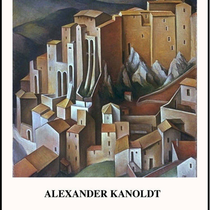 Alexander Kanoldt - Olevano Poster