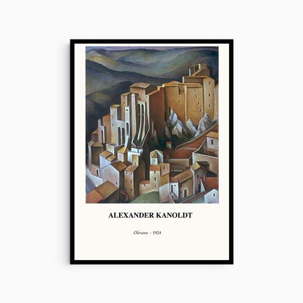 Alexander Kanoldt - Olevano Poster