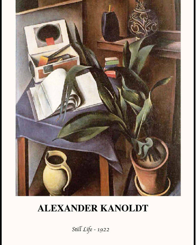 Alexander Kanoldt - Still Life Poster