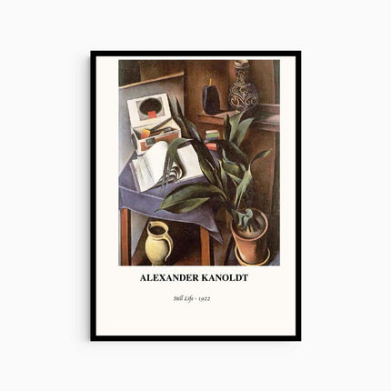 Alexander Kanoldt - Still Life Poster