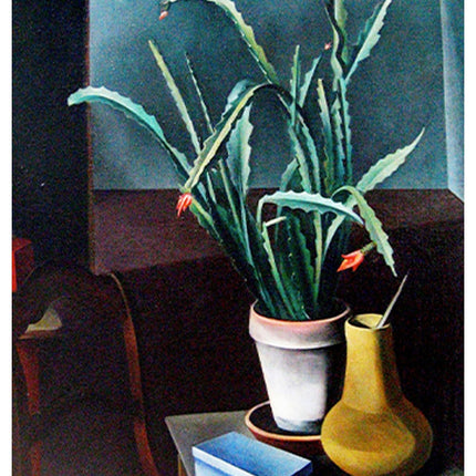 Alexander Kanoldt - Still Life with Cactus
