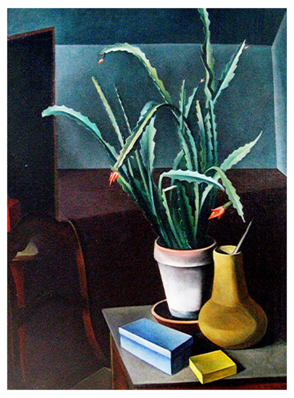 Alexander Kanoldt - Still Life with Cactus
