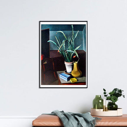 Alexander Kanoldt - Still Life with Cactus
