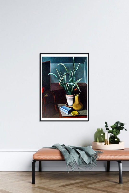 Alexander Kanoldt - Still Life with Cactus