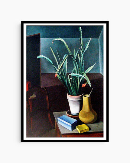 Alexander Kanoldt - Still Life with Cactus