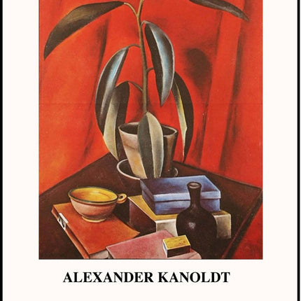 Alexander Kanoldt - Still Life with Gum Tree Poster
