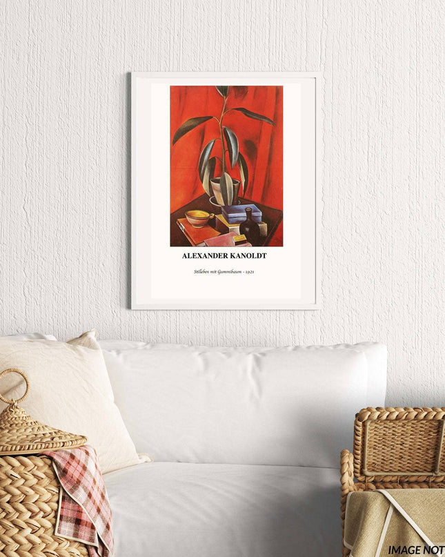 Alexander Kanoldt - Still Life with Gum Tree Poster