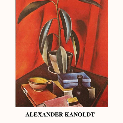 Alexander Kanoldt - Still Life with Gum Tree Poster
