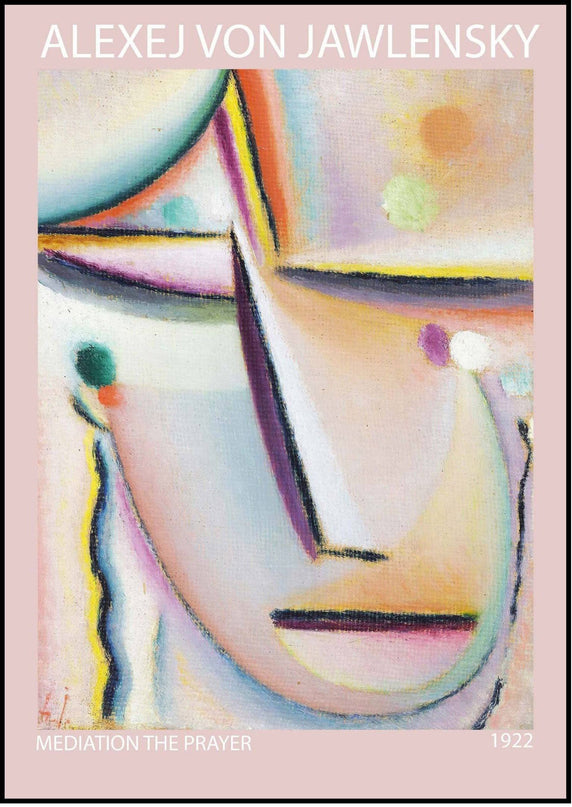 Alexej von Jawlensky - Abstract Head Mediation The Prayer Poster