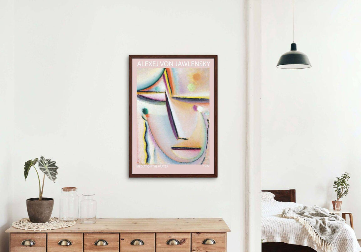 Alexej von Jawlensky - Abstract Head Mediation The Prayer Poster