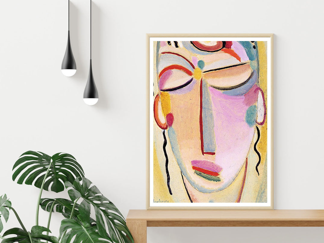 Alexej von Jawlensky - Mystical head Meditation