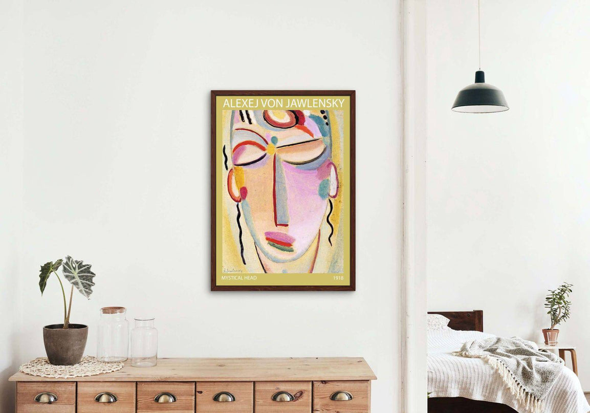 Alexej von Jawlensky - Mystical head Meditation Poster
