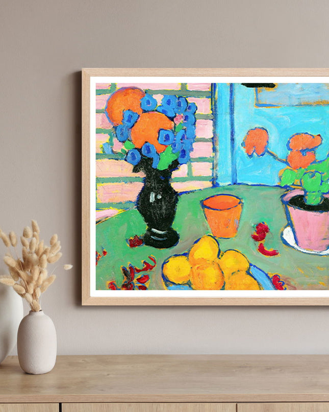 Alexej von Jawlensky - Still Life with Flowers and Oranges