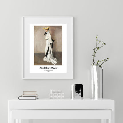 Alfred Henry Maurer - The Woman in White Poster