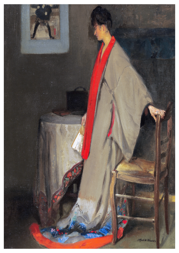 Alfred Henry Maurer - Young Woman In Kimono