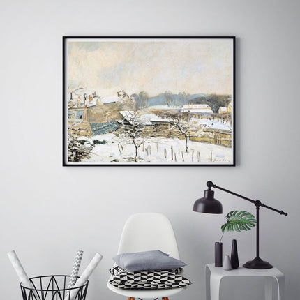 Alfred Sisley - Effet de Neige à Louveciennes