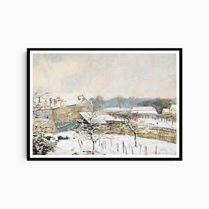 Alfred Sisley - Effet de Neige à Louveciennes