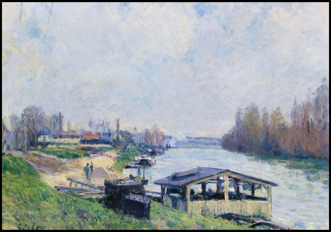 Alfred Sisley - Le Lavoir De Billancourt