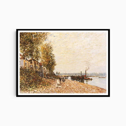 Alfred Sisley - Le Remorqueur sur le Loing