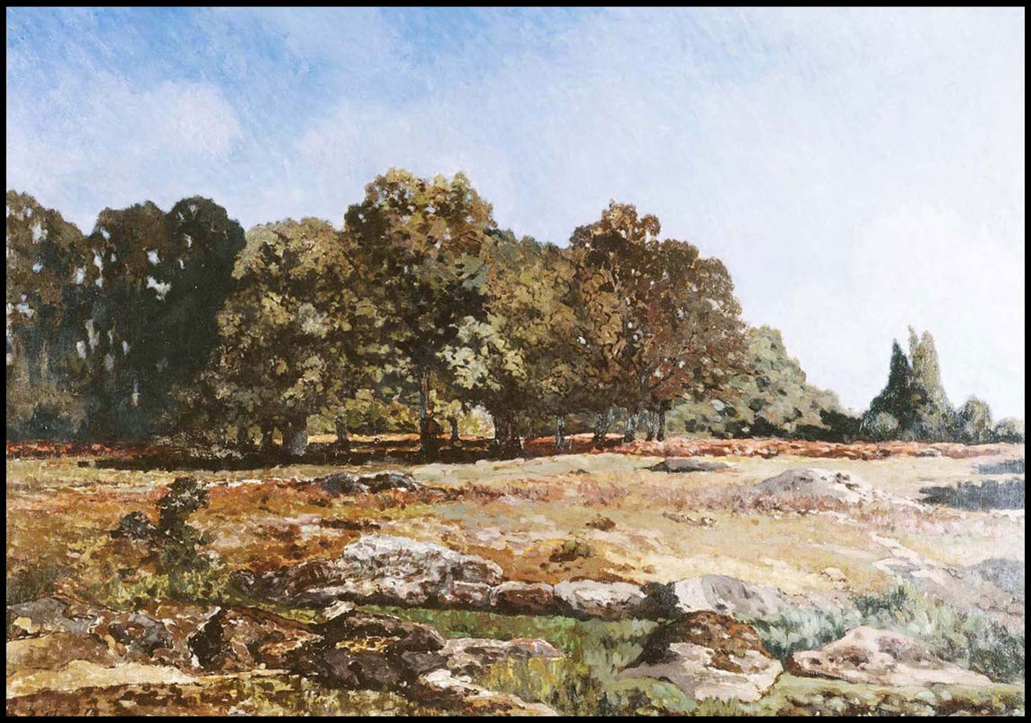 Alfred Sisley - Lisière de la Forêt de Fontainebleau