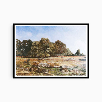 Alfred Sisley - Lisière de la Forêt de Fontainebleau