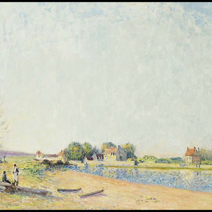 Alfred Sisley - Loing Canal at Saint Mammès