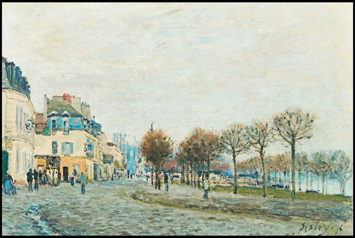 Alfred Sisley - Port-Marly avant l’inondation