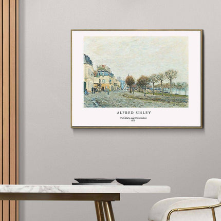 Alfred Sisley - Port-Marly avant l’inondation Poster