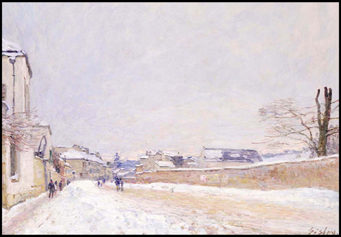 Alfred Sisley - Rue Eugène Moussoir at Moret