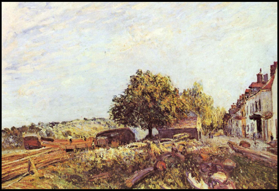 Alfred Sisley - Saint-Mammès am Morgen