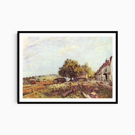 Alfred Sisley - Saint-Mammès am Morgen