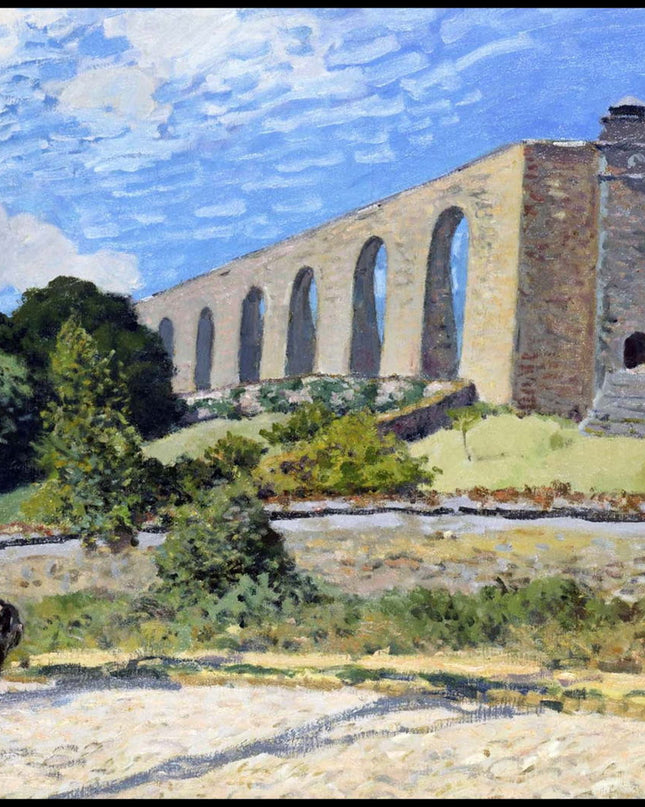 Alfred Sisley - The Aqueduct at Marly