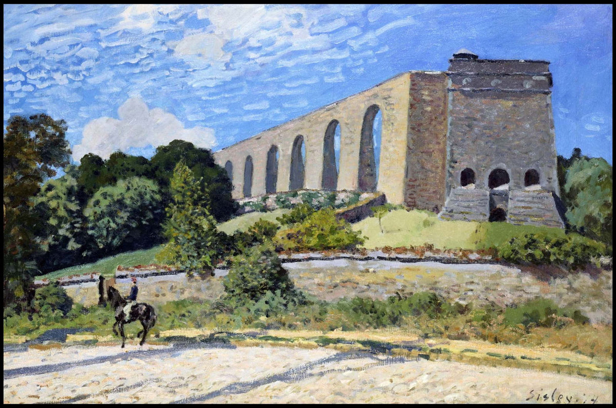 Alfred Sisley - The Aqueduct at Marly