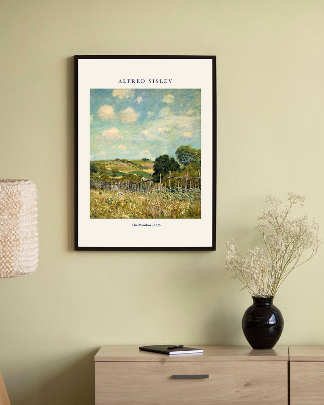 Alfred Sisley - The Meadow Poster