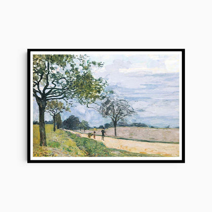 Alfred Sisley - The Road from Versailles to Louveciennes