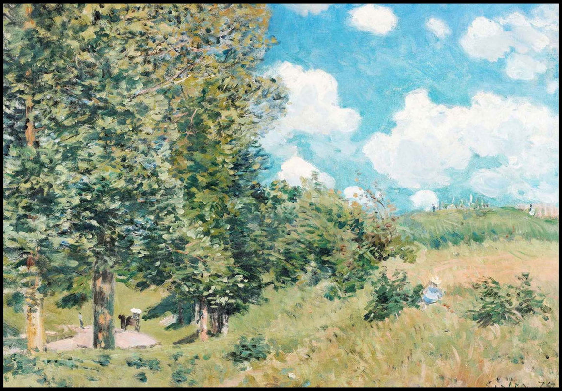 Alfred Sisley - The Road from Versailles to Saint-Germain