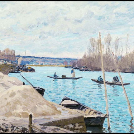Alfred Sisley - The Seine at Port-Marly