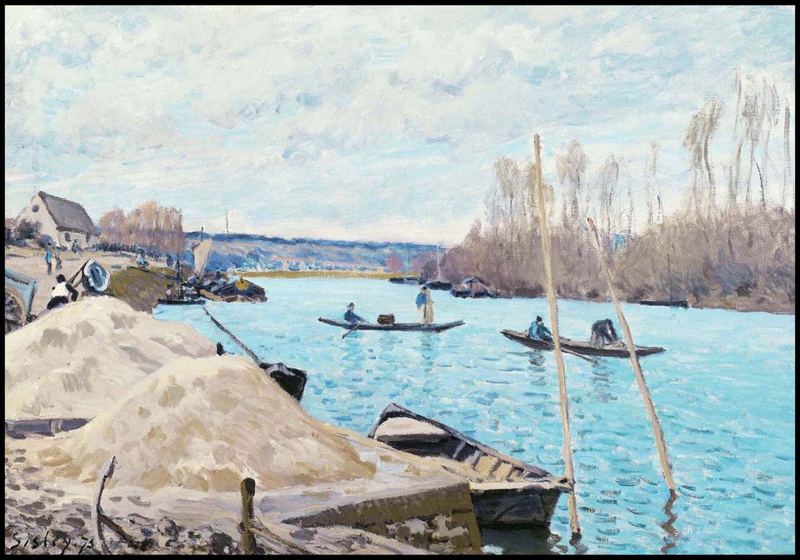 Alfred Sisley - The Seine at Port-Marly