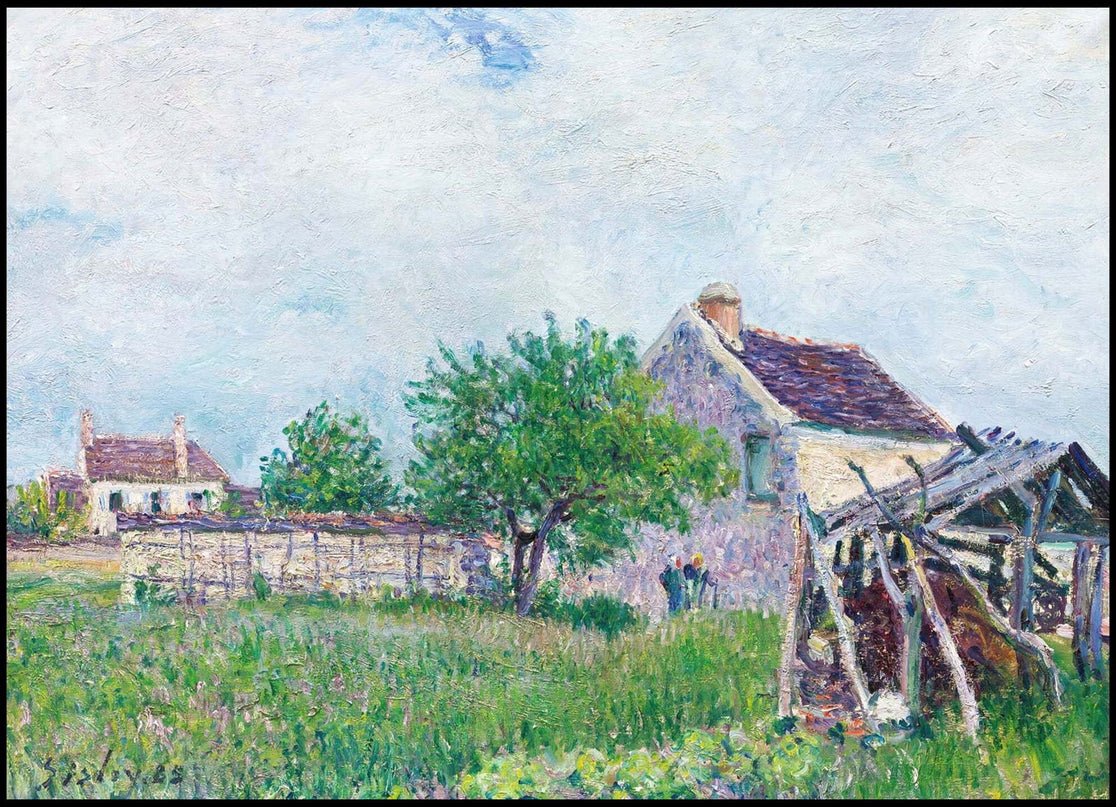 Alfred Sisley - Vieille chaumière aux Sablons