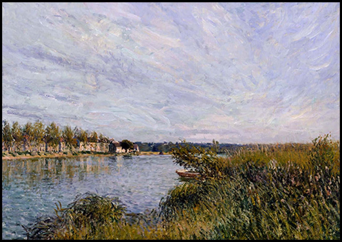 Alfred Sisley - View of Saint-Mammès