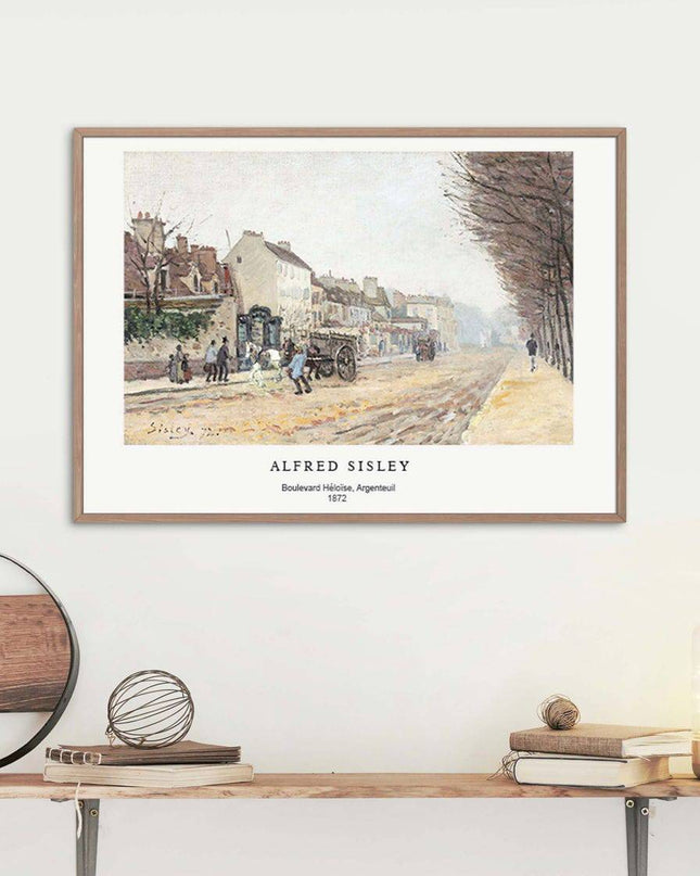 Alfred Sisley Poster - Boulevard Héloïse Poster
