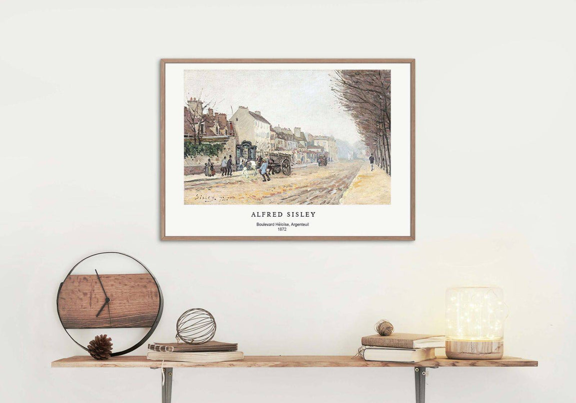 Alfred Sisley Poster - Boulevard Héloïse Poster